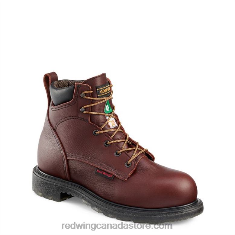 Work - Style 2412 SuperSole 2.0 Men's 8-inch Insulated, Waterproof CSA Safety Toe Boot Z0PL105 Brown Red Wing