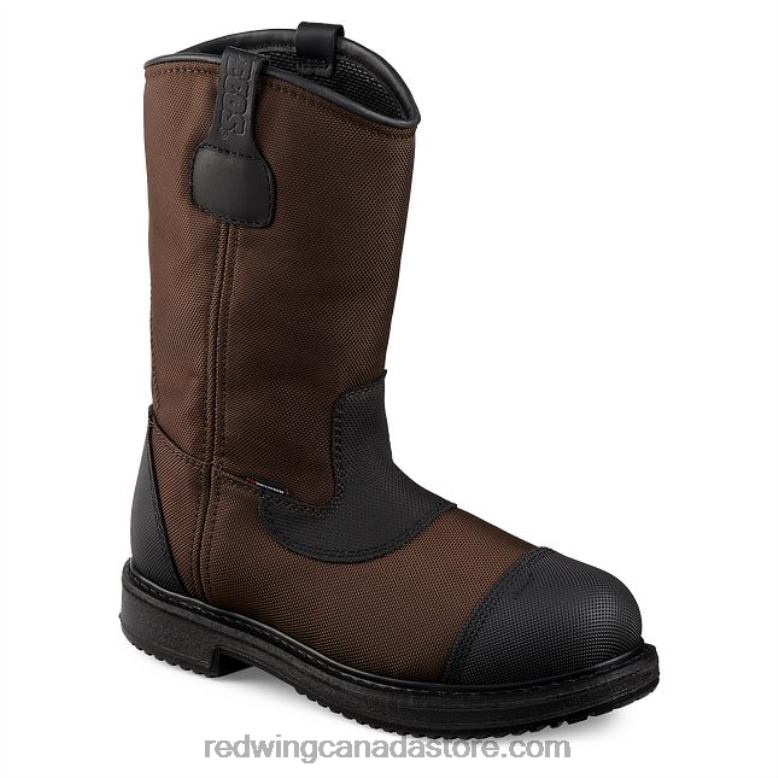Work - Style 2453 Exos Lite Men's 6-inch Waterproof Safety Toe Boot Z0PL91 Brown Red Wing