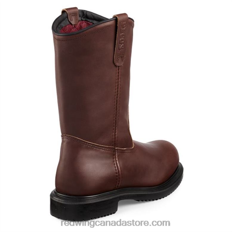 Work - Style 3504 SuperSole 2.0 Men's 6-inch Waterproof CSA Safety Toe Boot Z0PL104 Brown Red Wing