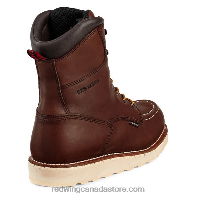 Work - Style 3506 King Toe Men's 6-inch Waterproof CSA Safety Toe Boot Z0PL127 Brown Red Wing