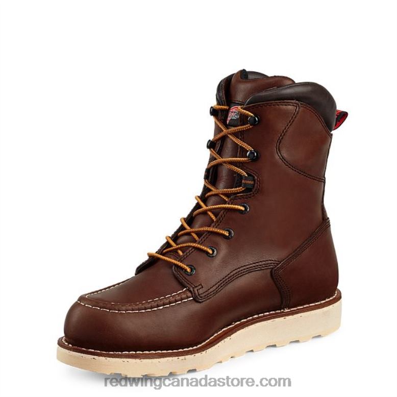 Work - Style 3506 King Toe Men's 6-inch Waterproof CSA Safety Toe Boot Z0PL127 Brown Red Wing