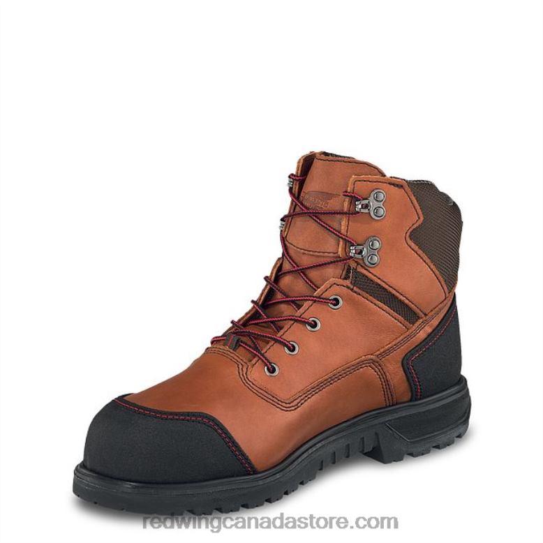 Work - Style 3516 King Toe ADC Men's 8-inch Waterproof CSA Metguard Safety Toe Boot Z0PL102 Brown Red Wing