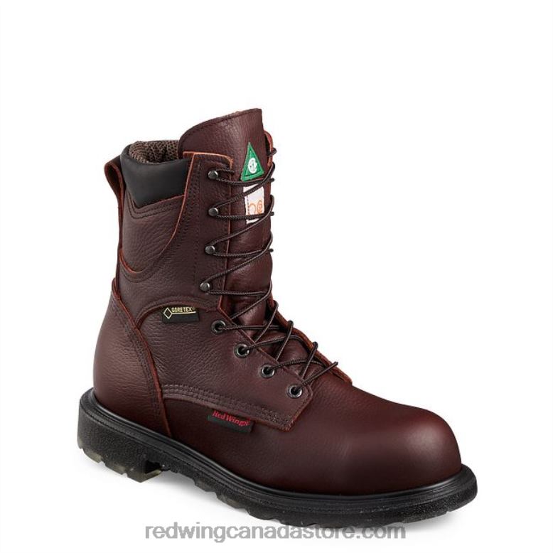 Work - Style 3517 Burnside Men's 6-inch Waterproof, CSA Safety Toe Boot Z0PL106 Brown Red Wing