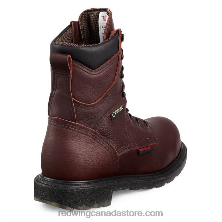Work - Style 3517 Burnside Men's 6-inch Waterproof, CSA Safety Toe Boot Z0PL106 Brown Red Wing