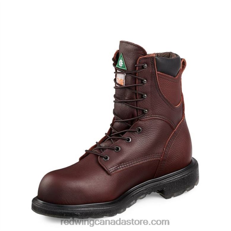 Work - Style 3517 Burnside Men's 6-inch Waterproof, CSA Safety Toe Boot Z0PL106 Brown Red Wing