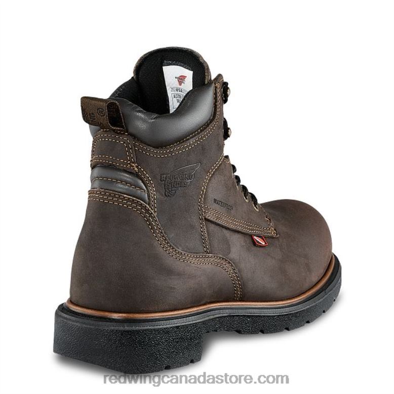 Work - Style 3573 Brnr XP Men's 8-inch Waterproof CSA Safety Toe Boot Z0PL97 Brown Red Wing
