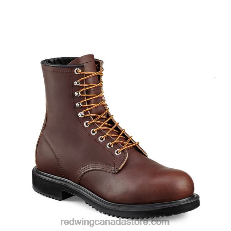 Work - Style 400 DynaForce Men's 8-inch Waterproof Soft Toe Boot Z0PL80 Brown Red Wing