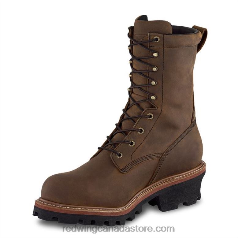 Work - Style 402 SuperSole Men's 8-inch Soft Toe Boot Z0PL116 Brown Red Wing