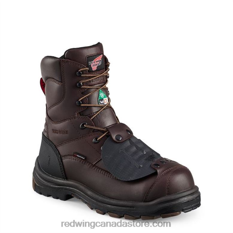 Work - Style 4404 DynaForce Men's 6-inch Insulated, Waterproof Safety Toe Boot Z0PL96 Brown Red Wing