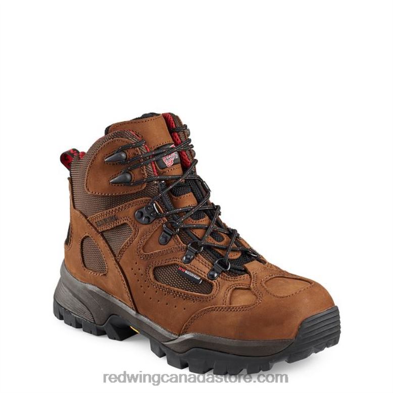 Work - Style 4442 DynaForce Men's 8-inch Insulated, Waterproof Safety Toe Boot Z0PL113 Brown Red Wing
