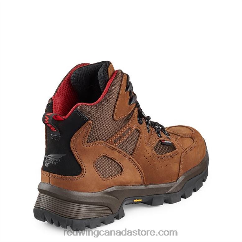 Work - Style 4442 DynaForce Men's 8-inch Insulated, Waterproof Safety Toe Boot Z0PL113 Brown Red Wing