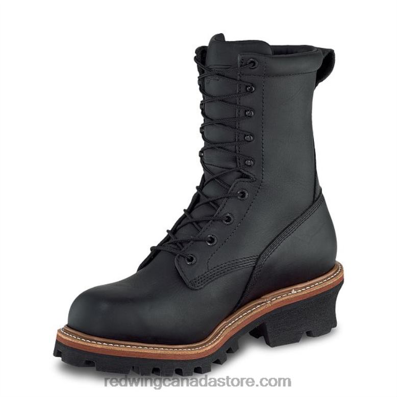 Work - Style 4454 Brnr XP Men's 8-inch Insulated, Waterproof Safety Toe Boot Z0PL66 Black Red Wing