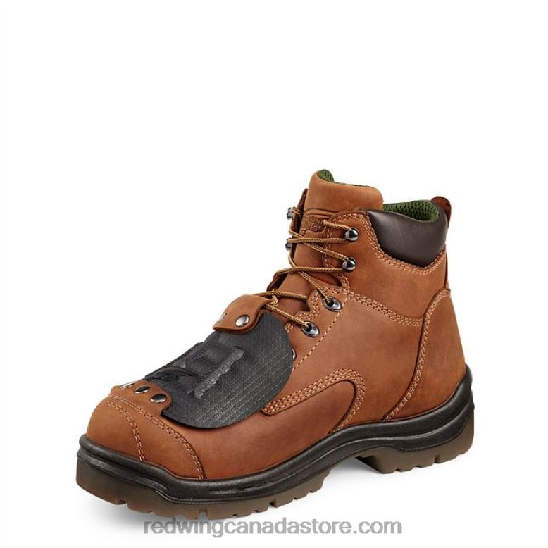 Work - Style 6674 TruHiker Men's 6-inch Waterproof Safety Toe Hiker Boot Z0PL112 Brown Red Wing