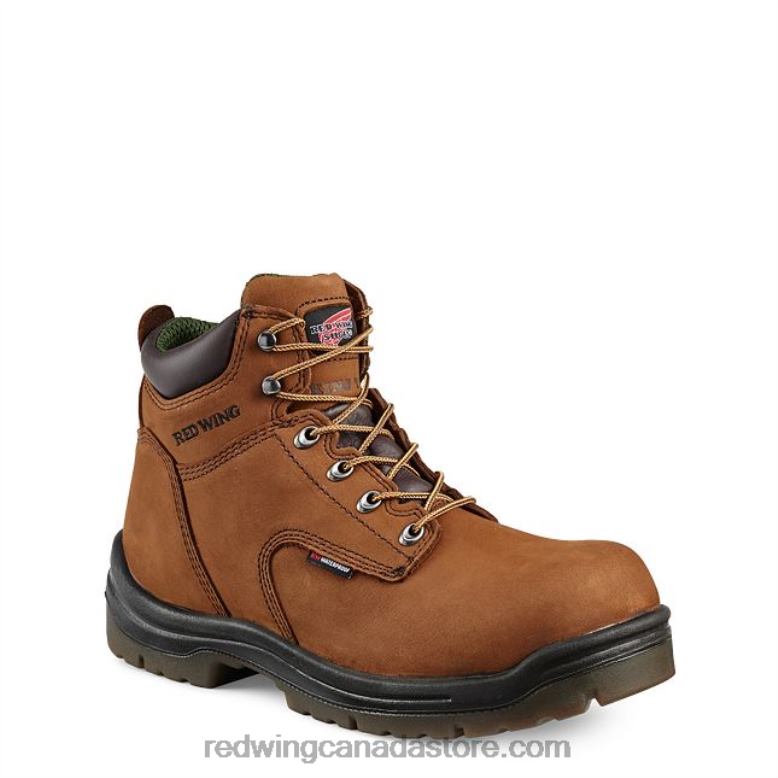 Work - Style 8692 TruHiker Men's 5-inch Soft Toe Hiker Boot Z0PL77 Brown Red Wing