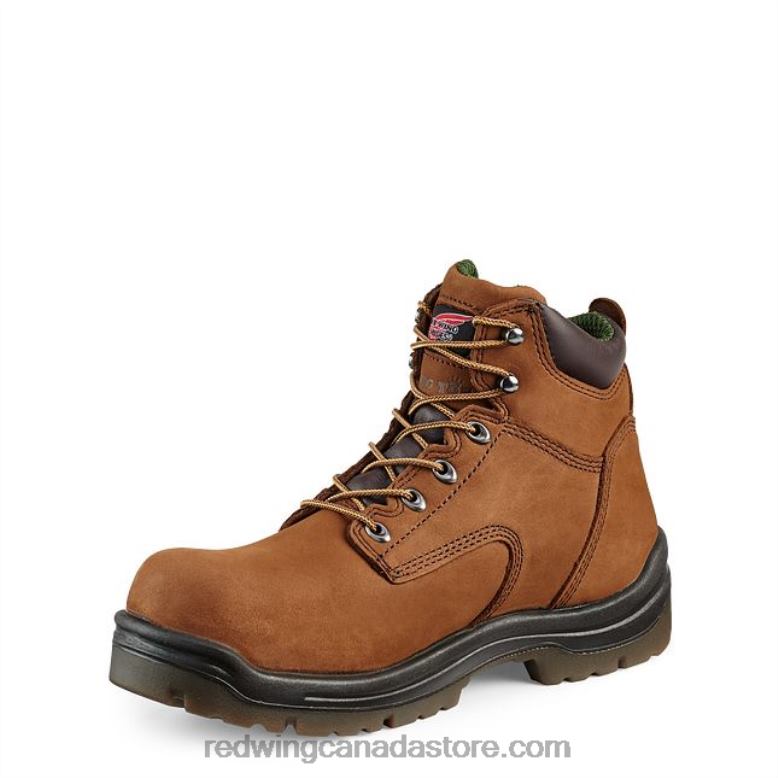 Work - Style 8692 TruHiker Men's 5-inch Soft Toe Hiker Boot Z0PL77 Brown Red Wing