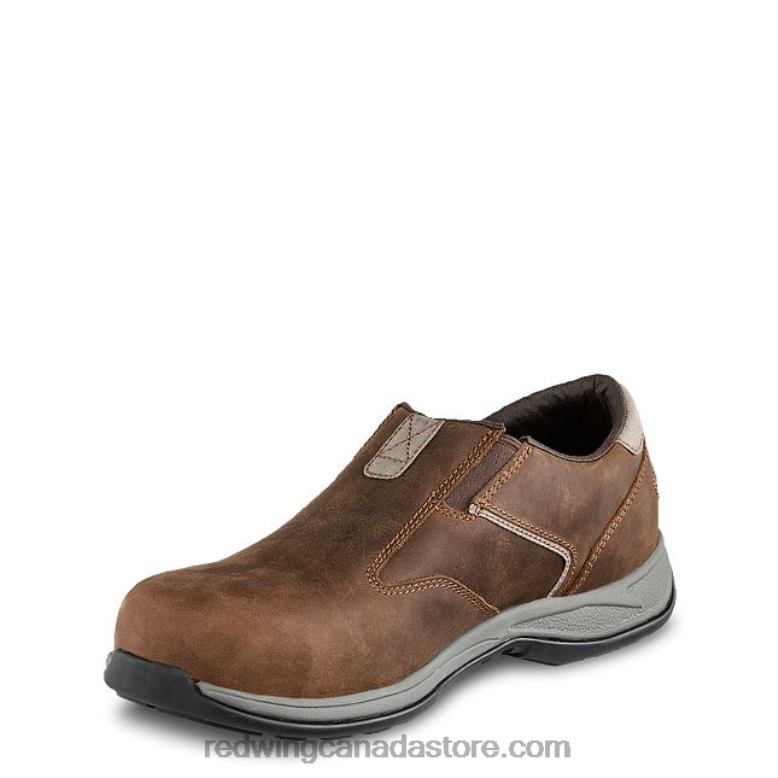 Work - Style 2035 Cross Lite Women's Safety Toe Chukka Z0PL149 Brown Red Wing