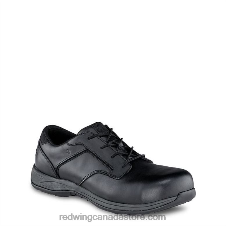 Work - Style 3558 Cross Lite Men's CSA Safety Toe Oxford Z0PL144 Black Red Wing