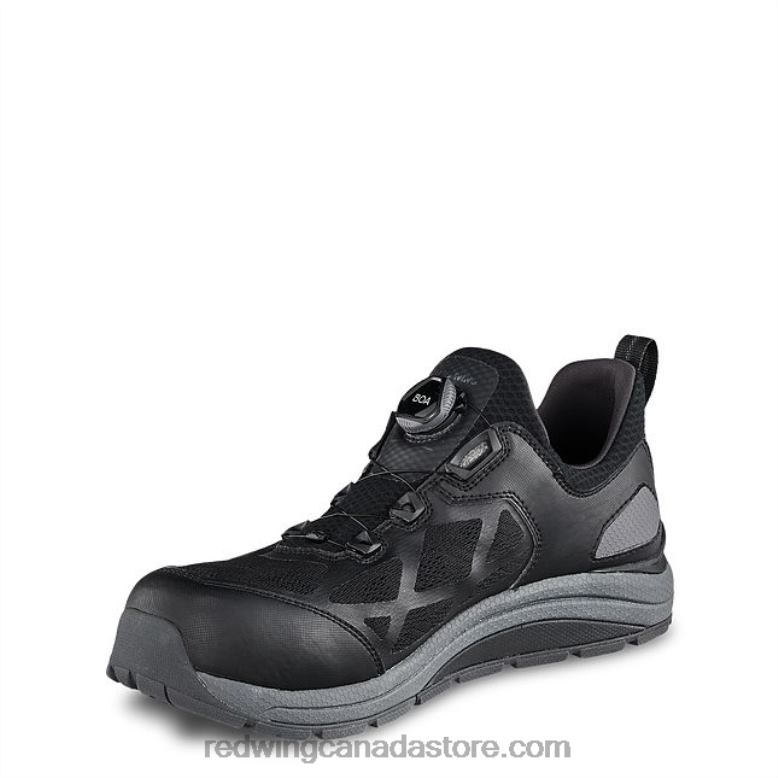 Work - Style 6712 ComfortPro Men's Safety Toe Oxford Z0PL141 Black Red Wing