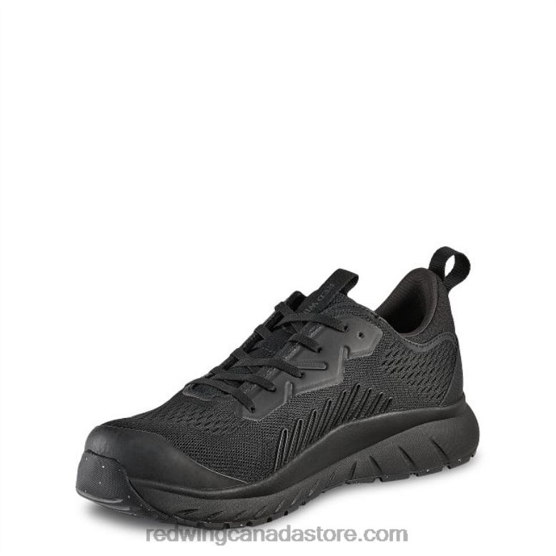 Work - Style 6720 Cross Lite Men's Safety Toe Chukka Z0PL133 Black Red Wing