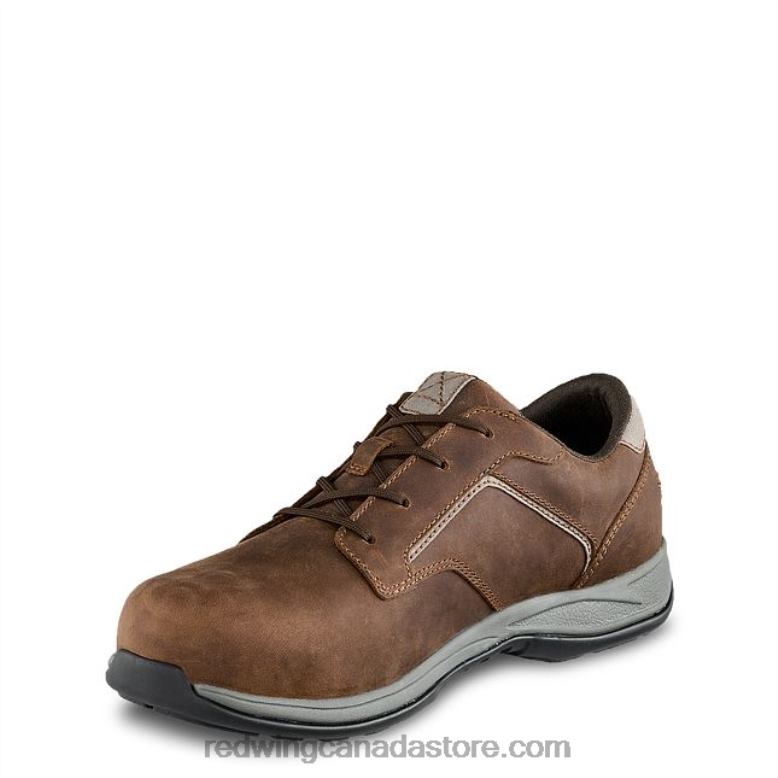 Work - Style 8712 ComfortPro Men's Soft Toe Oxford Z0PL143 Brown Red Wing