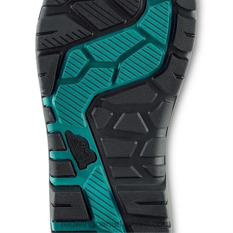 Work - Style 2340 King Toe Women's 5-inch Waterproof Safety Toe Boot Z0PL157 Brown/Turquoise Red Wing