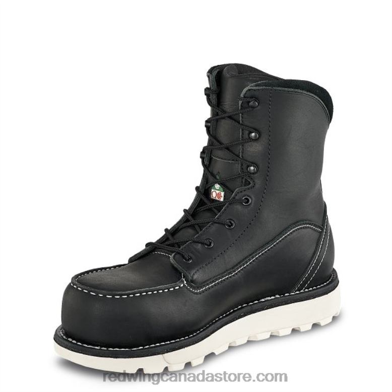 Work - Style 2346 Tradeswoman Women's 6-inch Waterproof Safety Toe Boot Z0PL156 Black Red Wing