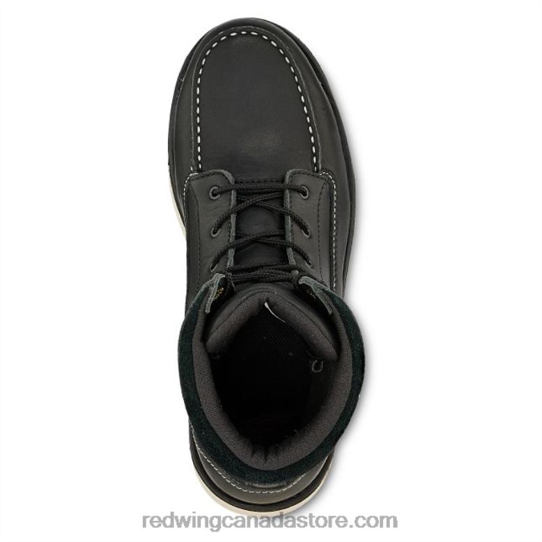 Work - Style 2346 Tradeswoman Women's 6-inch Waterproof Safety Toe Boot Z0PL156 Black Red Wing