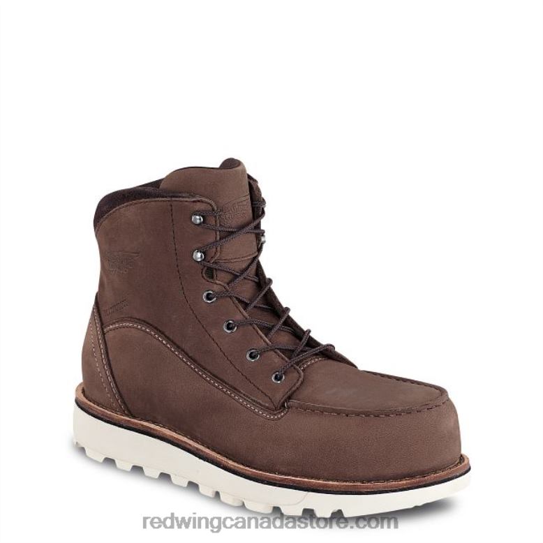 Work - Style 3537 Traction Tred Lite Women's 8-inch Waterproof CSA Safety Toe Boot Z0PL155 Chestnut Red Wing