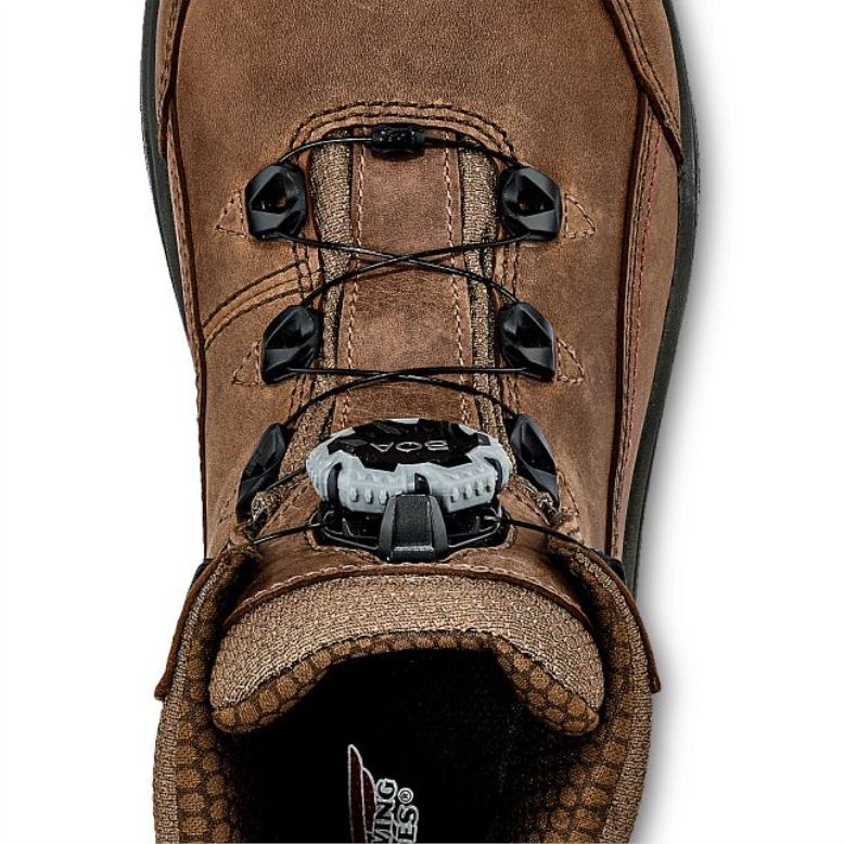 Work - Style 3542 Tradeswoman Women's 6-inch Waterproof CSA Safety Toe Hiker Boot Z0PL152 Brown Red Wing