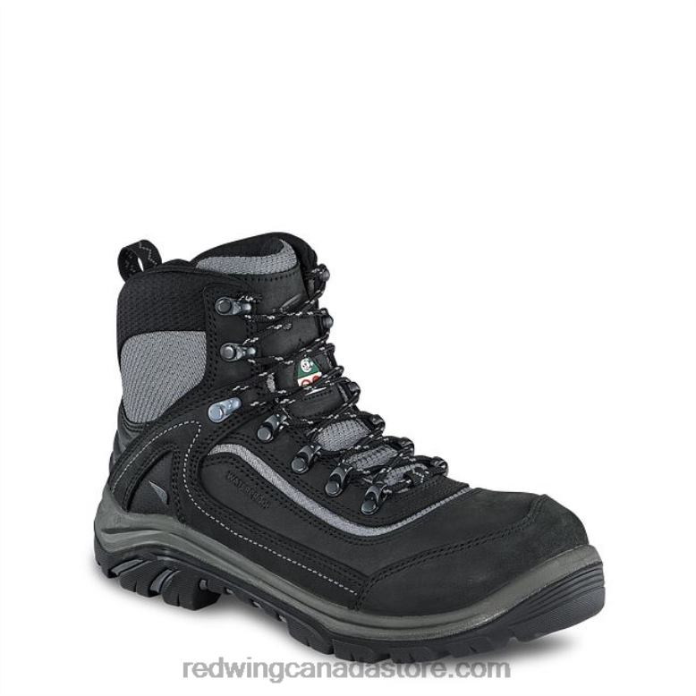 Work - Style 3554 Brnr XP Women's 8-inch Waterproof, CSA Safety Toe Boot Z0PL153 Black/Gray Red Wing