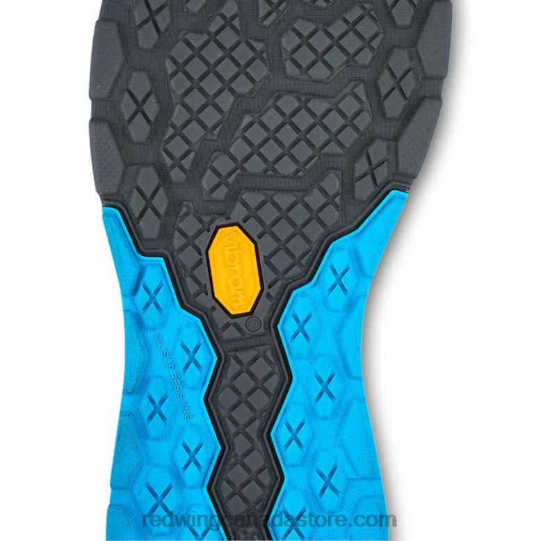 Work - Style 2445 Traction Tred Lite Women's 6-inch Waterproof Safety Toe Boot Z0PL164 Black/Blue Red Wing